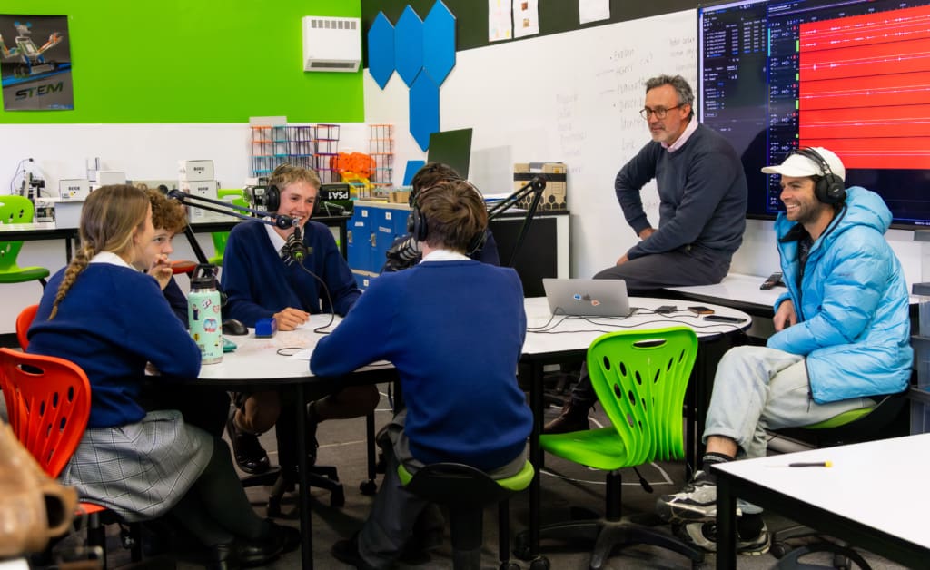 26052024 Digital Media Lucas 1 8 | Snowy Mountains Grammar School | Exploring Real-World Learning Through Podcasting: SMGS Digital Media Class Launches ‘Welcome Back’ Podcast