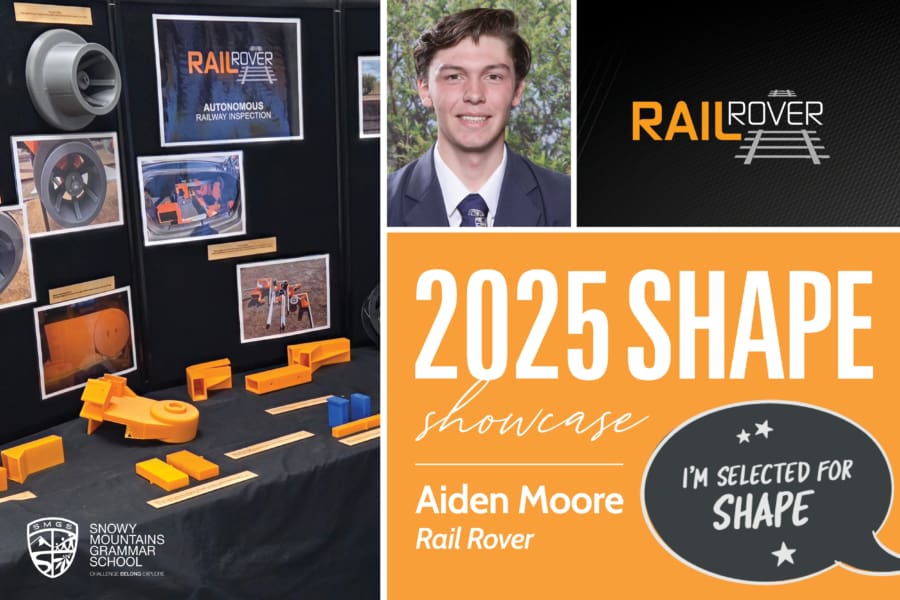 2025ShapeNoms Website Aiden | Snowy Mountains Grammar School | Design Innovation Recognised as SMGS Celebrates First Shape Exhibition Selection