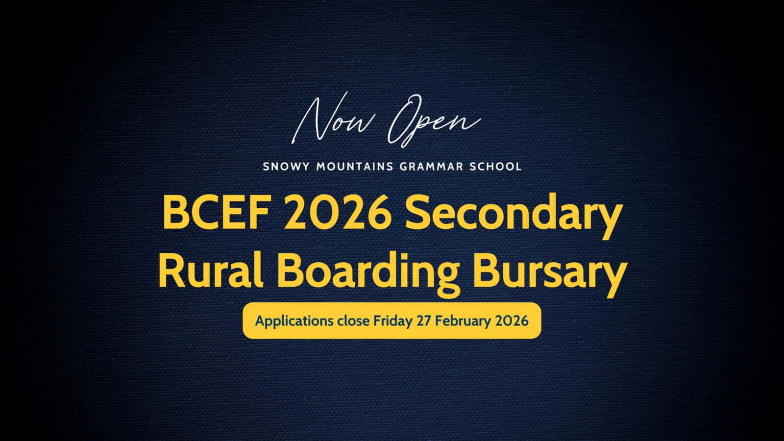Events RuralBursaries 2 | Snowy Mountains Grammar School | Home